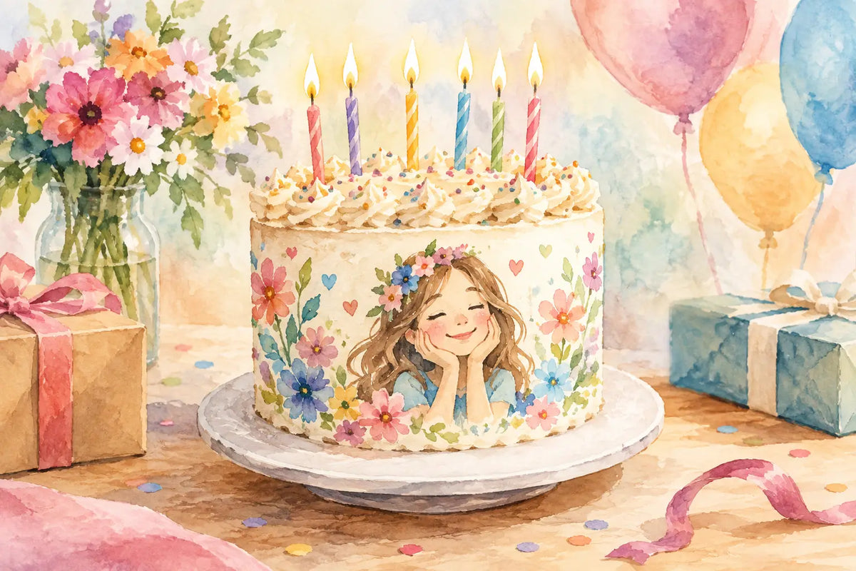 Tarta de cumpleaños personalizada que se recuerda