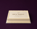 Pastel Rectangular Personalizado con Logo Corporativo