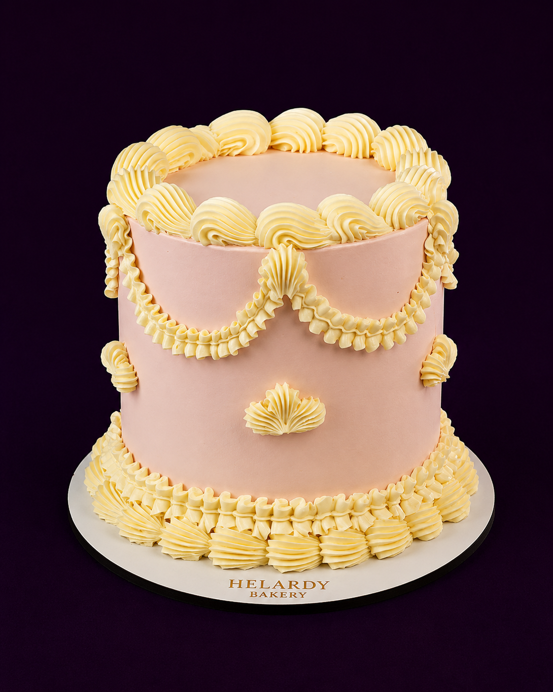 Tarta de Cumpleaños Vintage Bicolor
