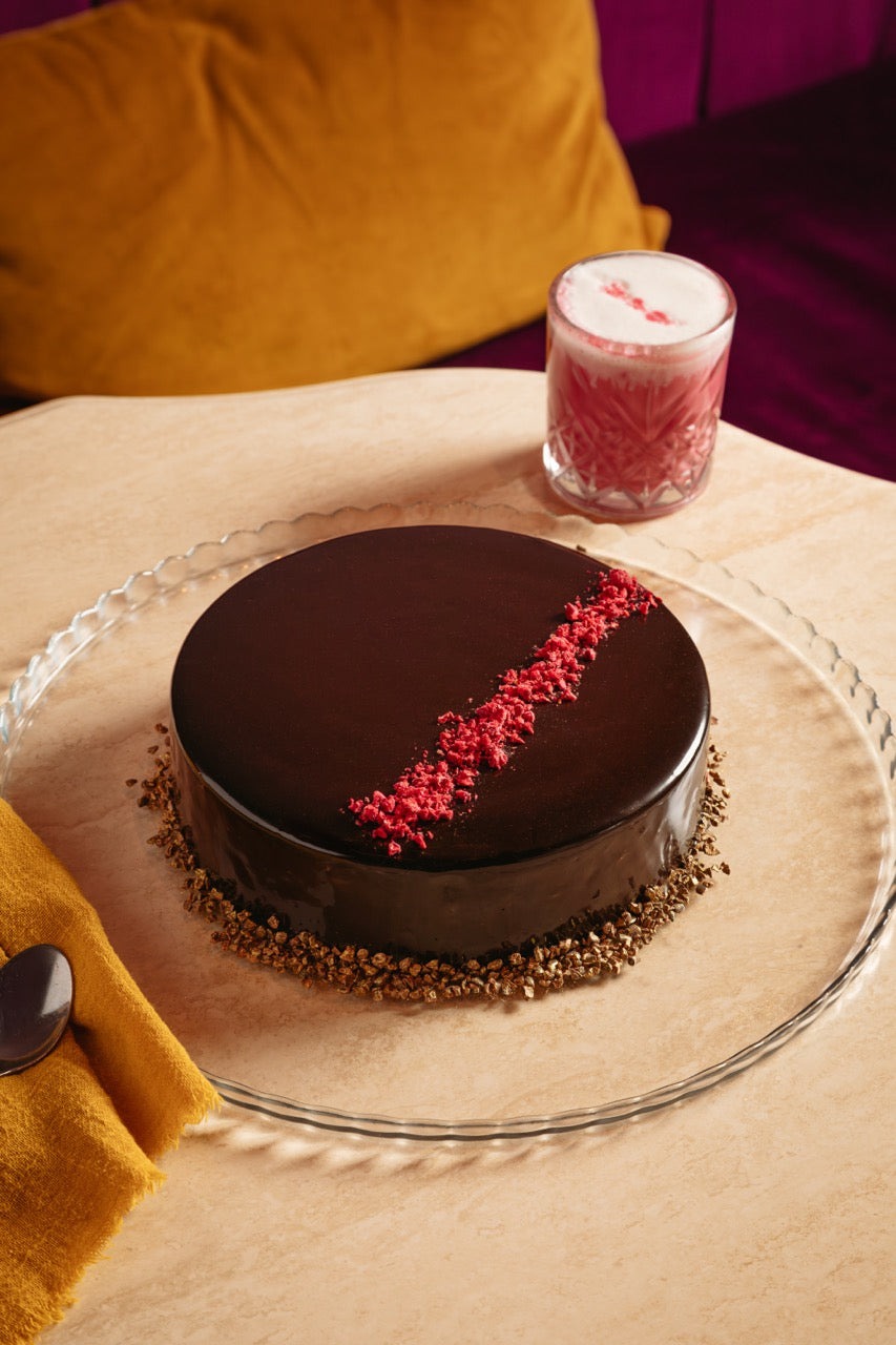 Tarta de Chocolate y Frambuesa